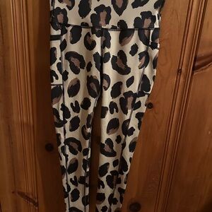 Leopard Print High-Waisted Leggings